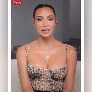 Rare Vintage Dolce & Gabbana Snake Corset Top 🐍